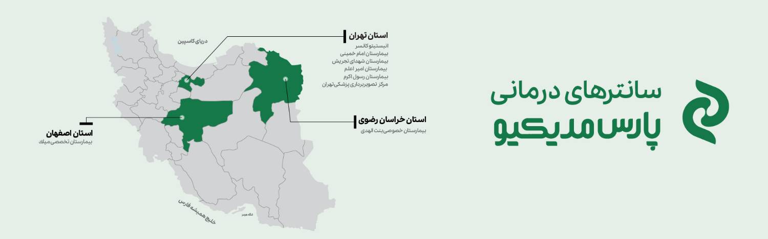 شهر های فعال سانتر درمانی